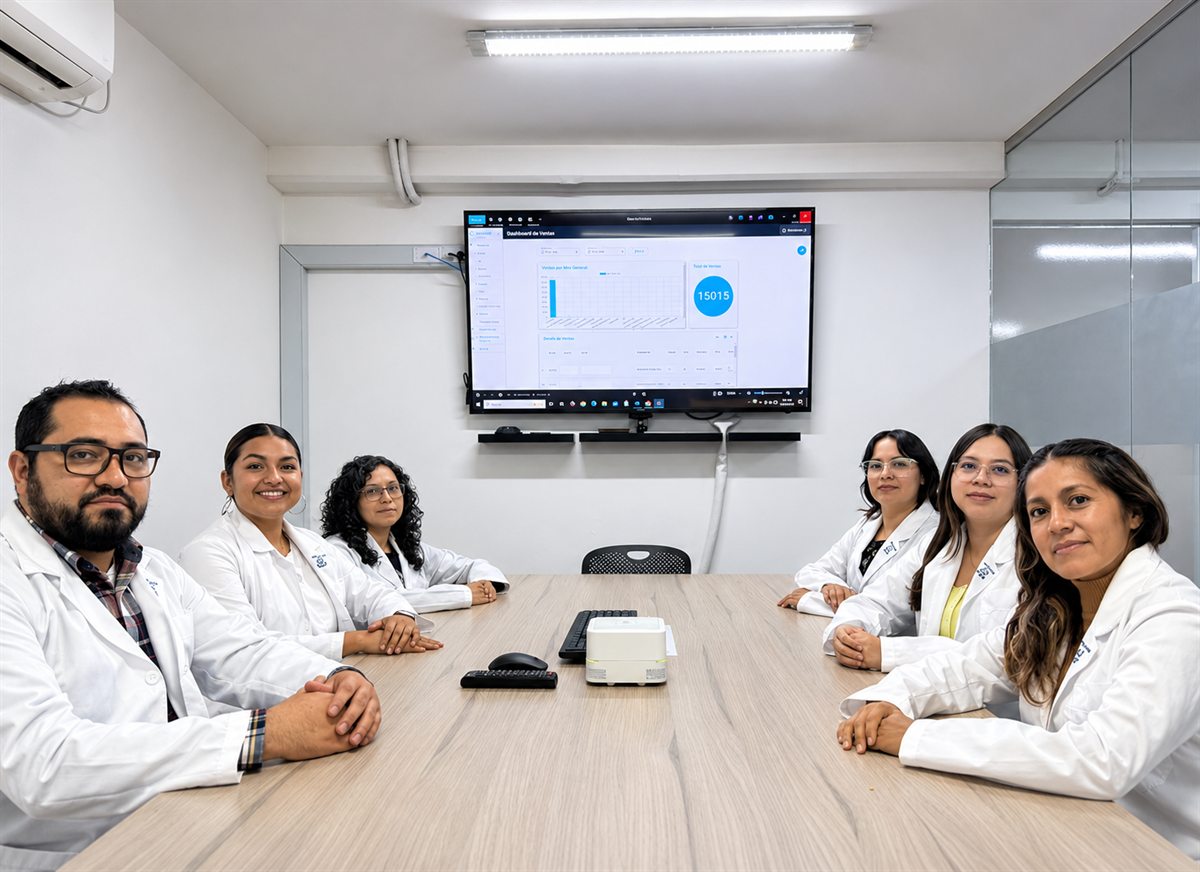 Equipo clínico de Family Card Health en sesión de trabajo