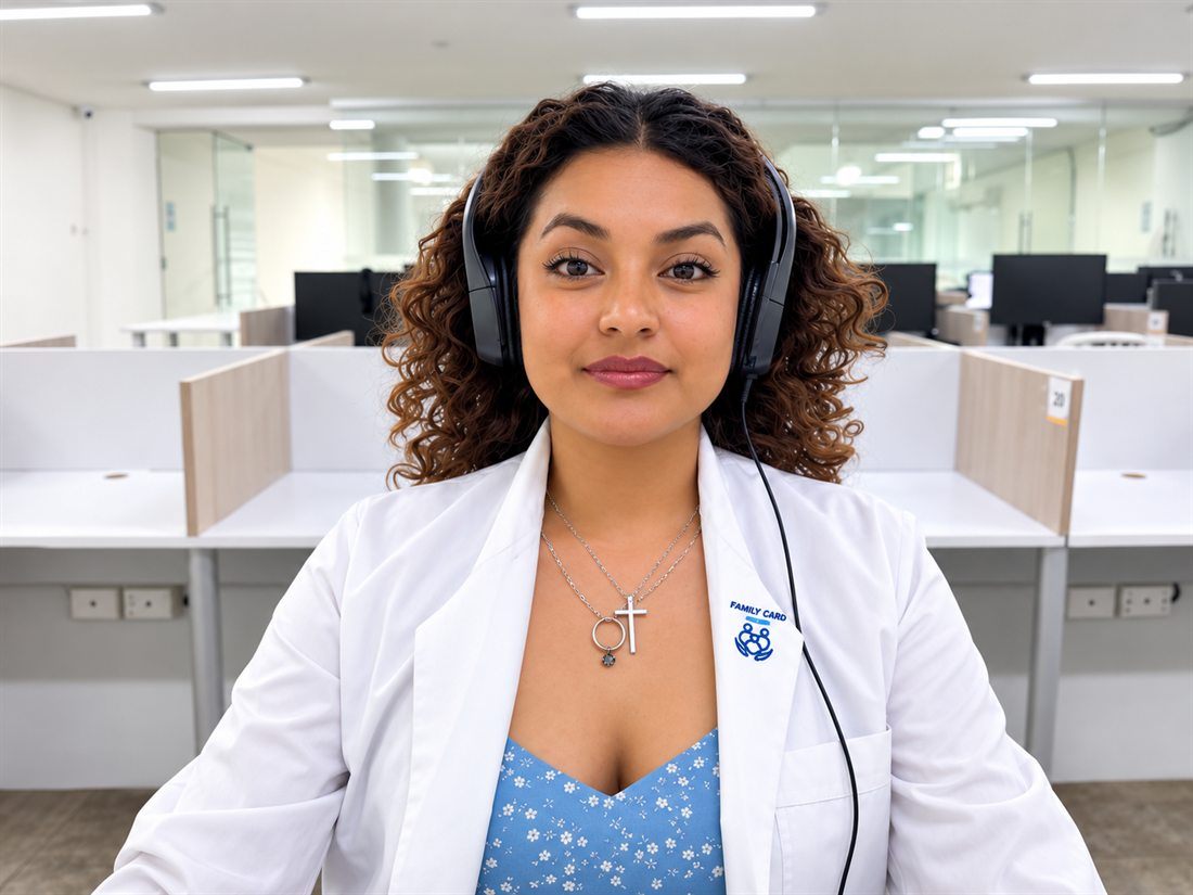 Profesional del equipo clínico de FCH en consulta remota